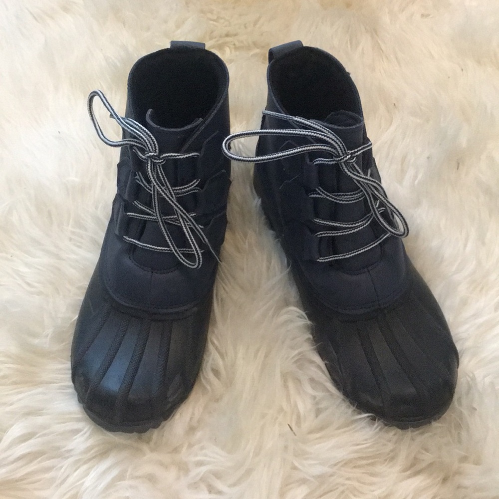 Navy Duck Boots! FITS 8.5-10
